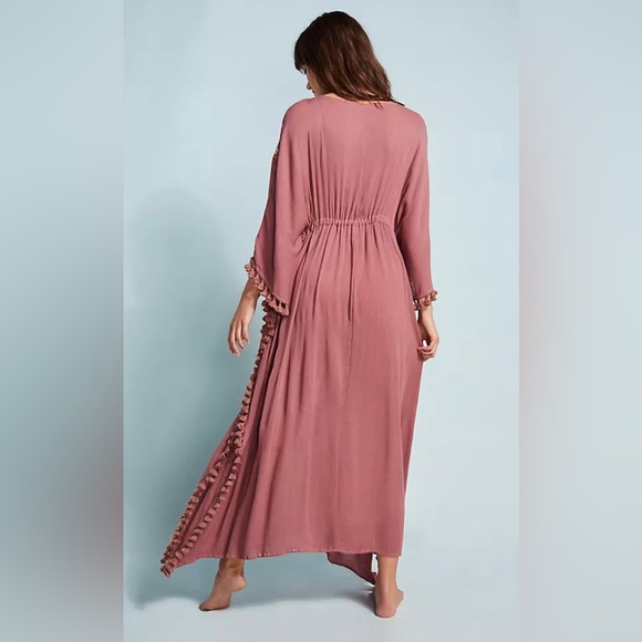 Anthropologie Michael Stars Tasseled Cover-Up Dress O/S - Picture 2 of 8